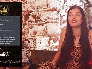 Sklavin Julius cecil in den Mund gespritzt